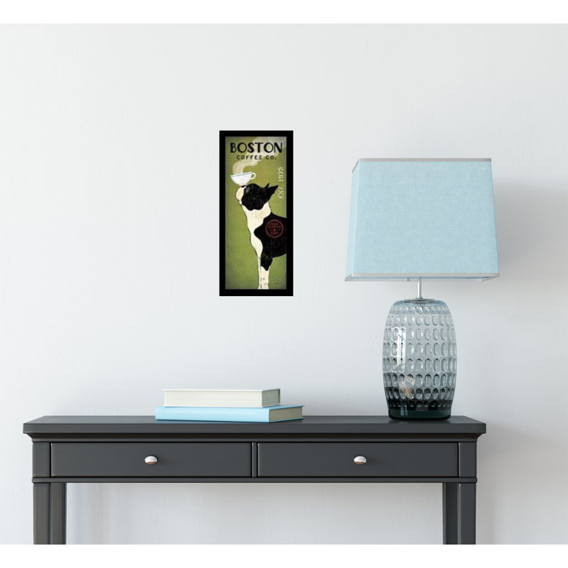 Buy Art For Less Boston Coffee Company Framed On Paper Advertisements